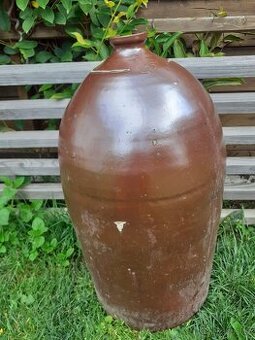 Starožitna amfora kamenina,dratovana mísa