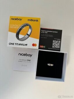 Niceboy Platební prsten One Titanium – vel. 9 (nový)