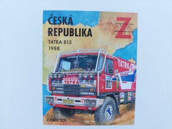Nejkrásnější česká známka roku 2024 - Karel Loprais Tatrovka