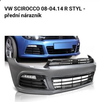 Prodám na VW Scirocco nárazník
