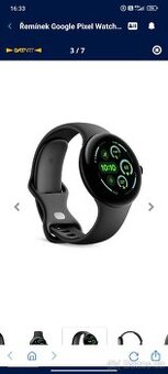 Řemínek Google Pixel Watch 3 41mm L - Obsidian (GA05134-WW)