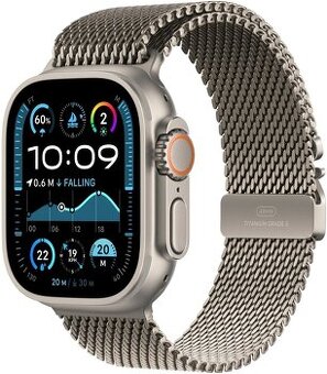 Apple Watch Ultra 2 49mm Přírodní titan s přírodním titanový