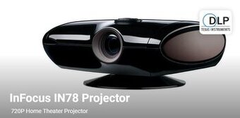 Projektor InFocus IN78, jako nový, 100% stav