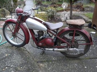 JAWA VILLIERS r.v.1934 bez dokladů dlouhá léta na půdě