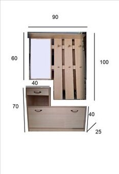 Předsíňová stěna za odvoz