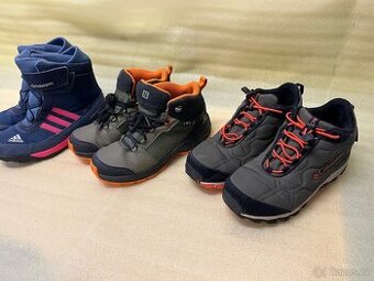 Zimni obuv boty velikosti 35, 36, 35 a ctvrt