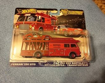 Hotwheels T.T - Ferrari 250 GTO + Fiat Bartoletti