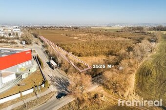 Prodej pozemku pro komerční výstavbu, 1 525 m² - Brno