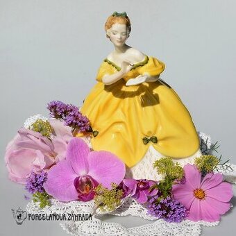 Royal Doulton Exkluzivní sběratelská porcelánová soška Dáma