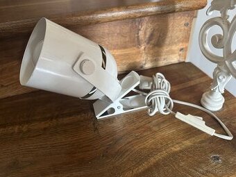 RETRO kovová LAMPIČKA s klipem COMBI LUX – STANISLAV INDRA,