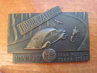 Plaketa honba za liskou 1937