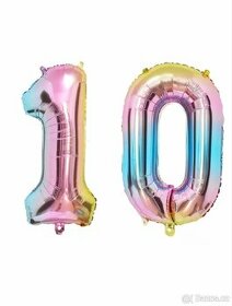 Narozeninové balónky 10 let