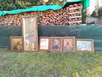Starožitné obrazy a zrcadla