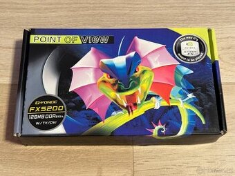 Originální krabička od grafické karty Nvidia GeForce FX 5200 - 1