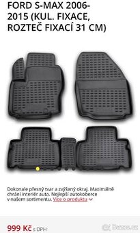 Gumové autokoberce, rohožky Ford S-Max/Galaxy