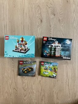2 x vyřazený a nerozbalený Lego Disney set + 2 x polybag