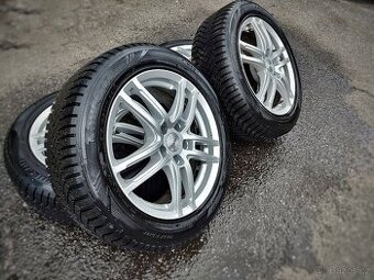 Zimní Alu Sada Škoda/VW/Seat/Audi 215/55/17 7.5mm