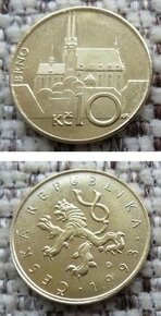 10 kč 1993 - malé Kč