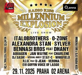 dnes OLYMPIC (Rockové Vánoce) O2 arena - prodám 2 lístky ky.