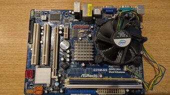 ASRock G31M-GS s iGPU + Core 2 Duo E8400 + 4 GB RAM + SSD