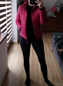 Podzimní jarní prošívaná vínová bunda Navahoo Kimuk S