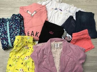 Balík dívčího oblečení vel. 122-140 - 1