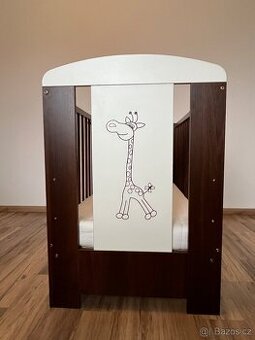 Dětská postýlka lps Safari + matrace, TOP stav