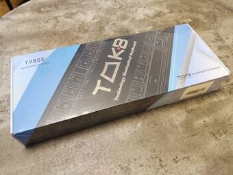 Mechanicka podsvícená herní klávesnice TMKB T98SE, bílá.