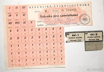 Potravinové lístky - 1