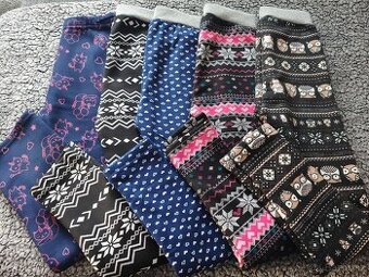 5x vyteplené legíny