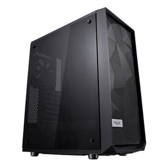 Fractal Design Meshify C Tempered Glass + 2x Noctua A14 PWM