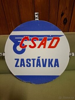 Smaltovaná cedule ČSAD