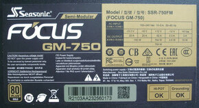 Seasonic Focus Plus 750 W