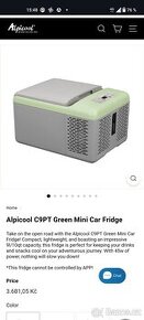 PRODÁNO. Nepoužitá Alpicool c9 kompresorová auto lednice