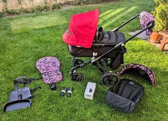 Bugaboo Fox black edition set + Zimní sada