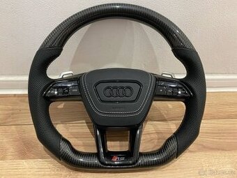 AUDI VOLANT KARBONOVY s AIRBAGOM A6 A7 C8 Q8 S8 SQ8 E-TRON