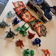 8x bakugan včetně kovové krabičky - 1