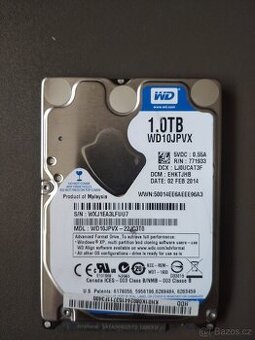 Pevný disk 1.OTB WD10JPVX