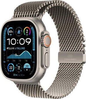 Apple Watch Ultra 2 Natural Titanium Milanese Loop