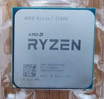 AMD Ryzen 7 5700G, 8C/16T, TDP 65W, bez chladice