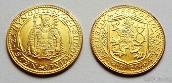 Svatováclavský dukát 2018 s puncem, pouze 100 ks