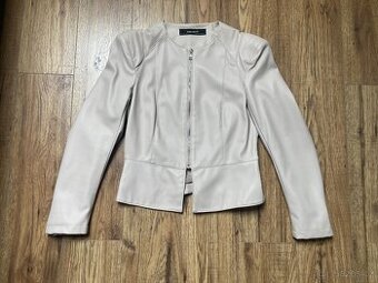 Béžová koženková bunda/sako Zara (vel. M), PC 999,-