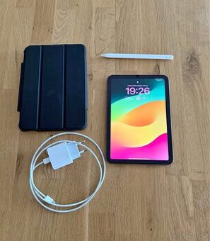 iPad mini (2021) Wi-Fí 64 GB, černá + Apple Pencil (2.gen)