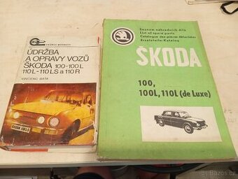 Škoda 100 110 L 110 R literatura seznam náhradních dílů