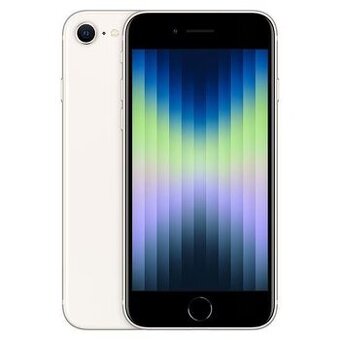 iPhone SE 2022 (5G), 64 GB, bílý, krabice, doklad, pouzdro