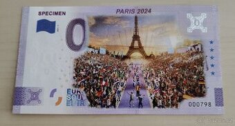 0 euro souvenir -  olympiáda PARIS 2024