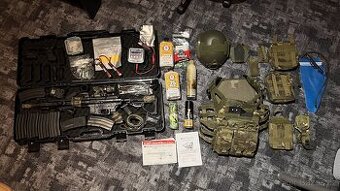 AIRSOFT SADA - ICS CXP MARS + Glock + komplet příslušensví