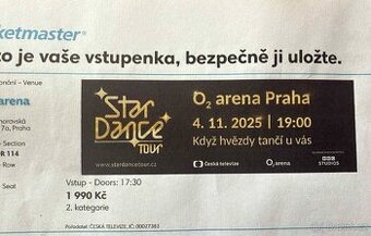 StarDance vstupenky O2