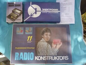 Radiokonstruktor - RUSKÁ dětská stavebnice NOVÁ