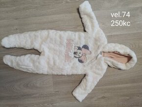 Chlupatá dětská kombinéza vel. 74